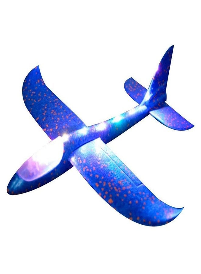 Pluspicks Large Airplane of Foam Plane with & Flashing Light, Flying Aircraft for Kids(Multicolor) - Image 1